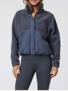 Vuori Blue Sherpa Jacket